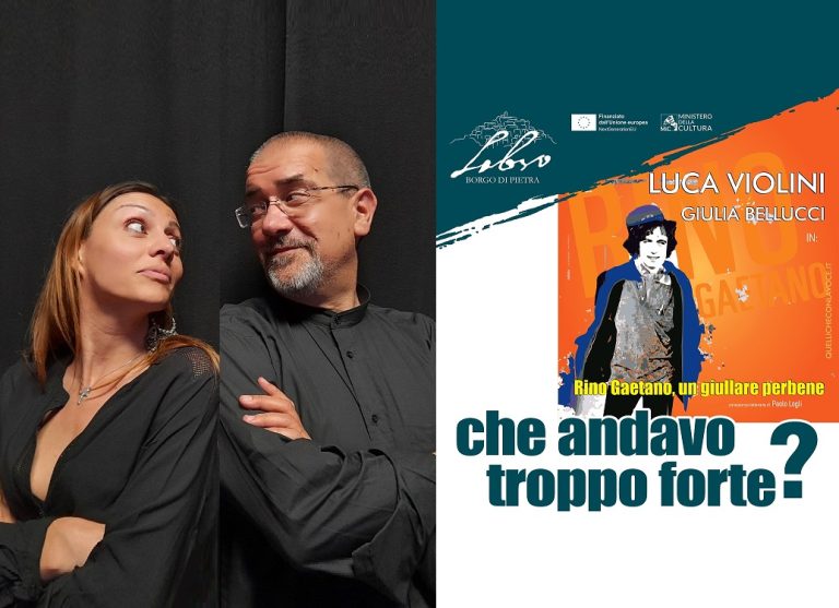 Il 2 giugno a Labro lo spettacolo: “Rino Gaetano un giullare per bene”
