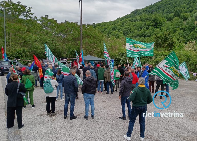 Sindacati, Chiesa di Rieti e Istituzioni hanno celebrato il 1° maggio a Ponte Buita – LE FOTO