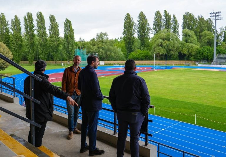 Sopralluogo allo stadio Guidobaldi in vista del Rieti Olympic Training Camp