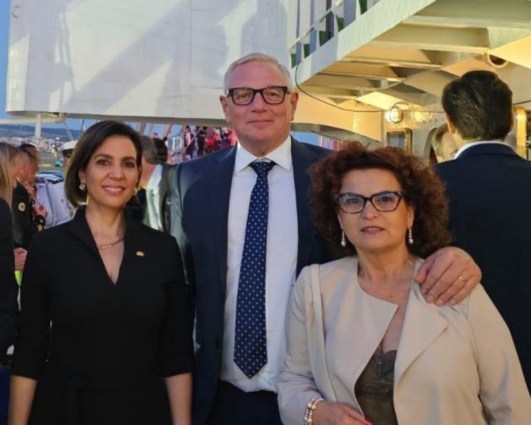 La NPC ospite a Civitavecchia della Ambasciatrice colombiana in Italia
