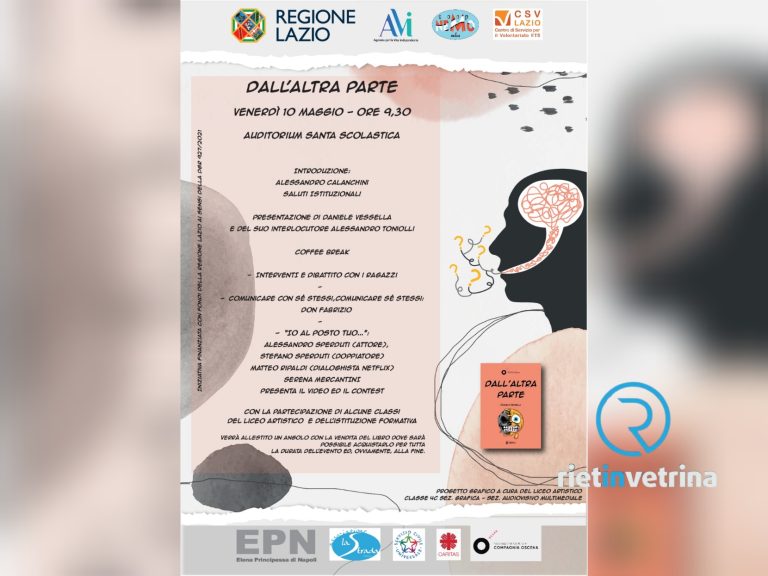 Il 10 maggio a Rieti il convegno “Dall’altra parte”