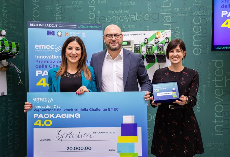 Premiati i vincitori di “Splastica”, la sfida lanciata da EMEC, Regione e Lazio Innova