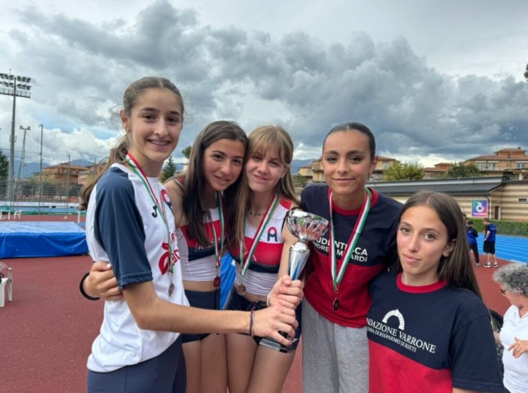 Jucci, tradizione vincente nell’atletica. Titolo regionale per le Allieve e 13 ori