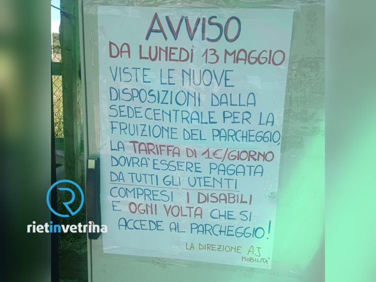 SEI TU IL REPORTER – “Al de Lellis perché mettere a pagamento il parcheggio anche per i disabili con tagliando?”