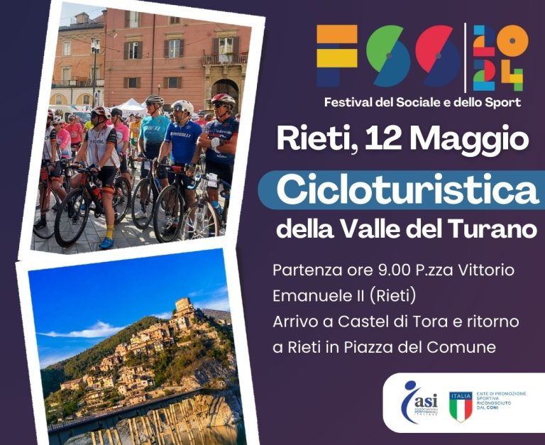 Il 12 maggio il Team Amore & Vita Radiomondo impegnato nella Cicloturistica del Turano