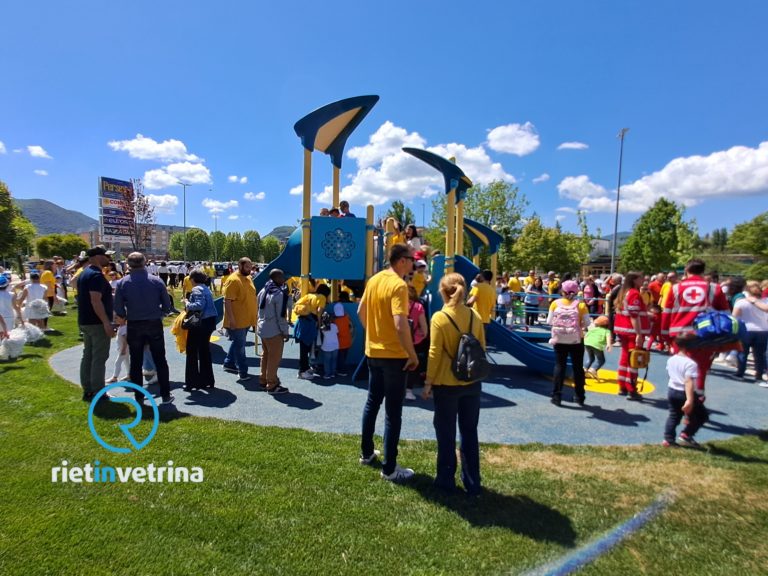 Inaugurato il Parco Inclusivo di Rieti
