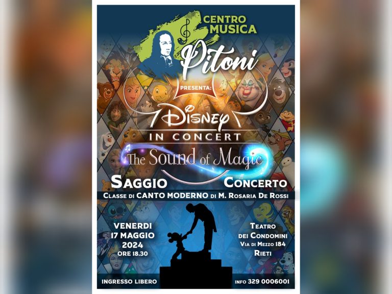 Il Centro Studi Musicali G.O. Pitoni organizza un pomeriggio di canto dal tema disneyano