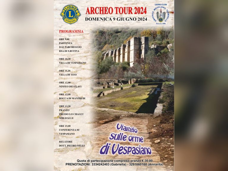 Il Club Lions Amatrice Micigliano Terminillo organizza “Sulle orme di Vespasiano” con lo storico Pietro Nelli