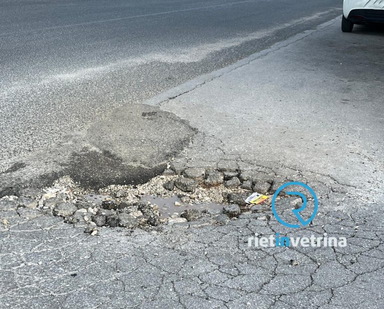SEI TU IL REPORTER – “In via Greco a Rieti un cratere non una buca”