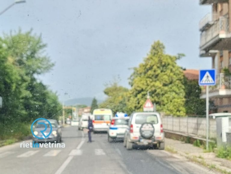 Maxi incidente sulla Salaria per L’Aquila, quattro le auto coinvolte
