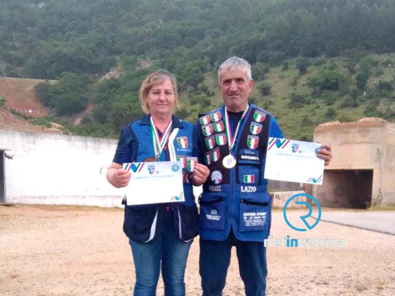 I reatini Patrizia Di Paolo e Vincenzo Bartolomei Campioni d’Italia nel Tiro di Campagna