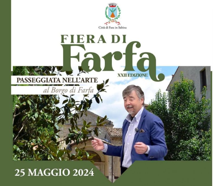 Il 25 e 26 maggio nel cuore della Sabina c’è la Fiera di Fara