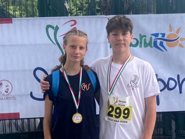 GSS, medaglia d’oro per i reatini Sara Chmielik e Matteo Varga