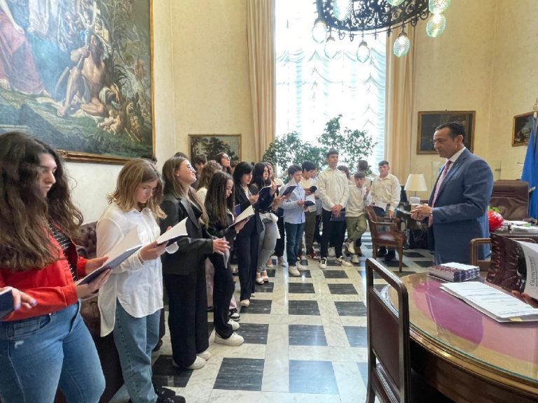 Gli alunni della Scuola Secondaria di Leonessa in visita a Montecitorio