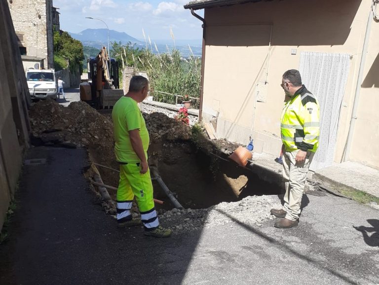 In via di ripristino il guasto idrico a Poggio Mirteto