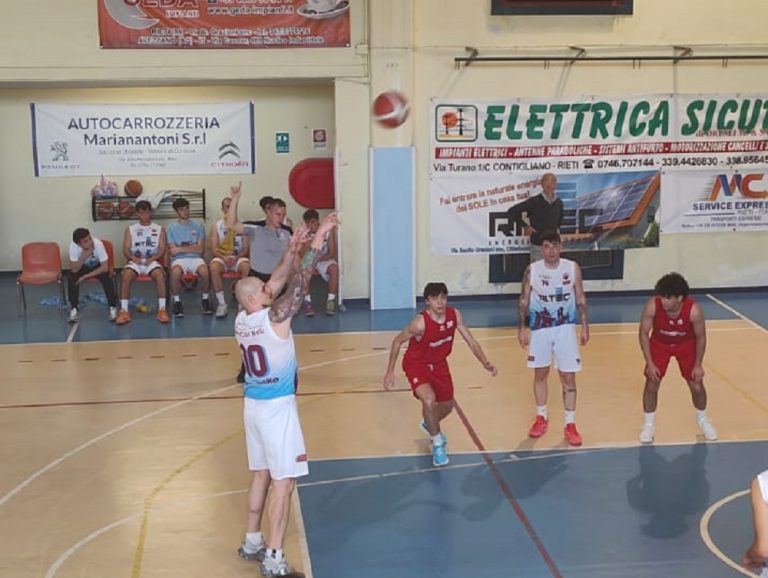 Play-out, vittoria del Basket Contigliano sul Pontevecchio. Ora si va a Perugia per la bella