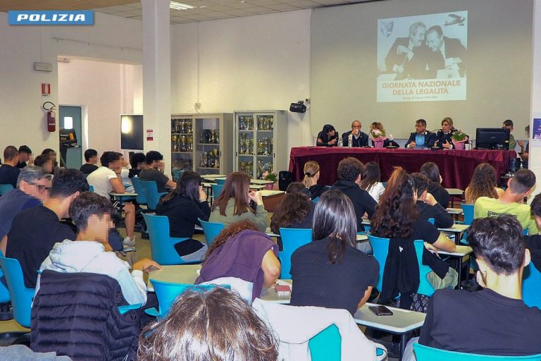 “Giornata Nazionale della Legalità”, la Polizia di Stato di Rieti incontra gli studenti