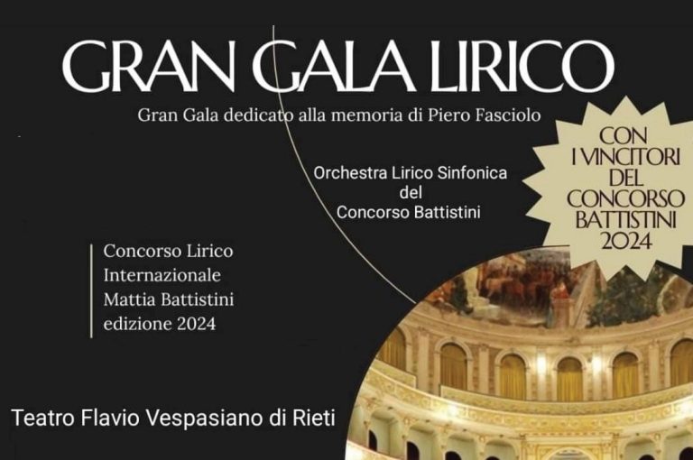Torna la grande lirica al Teatro Vespasiano con il concorso “Mattia Battistini”
