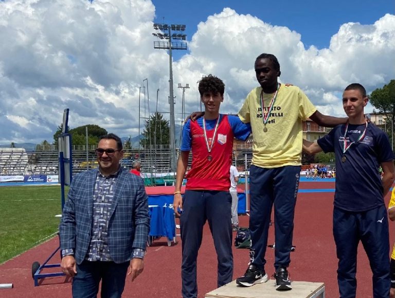 Dominique Mulumba conquista l’oro per il Rosatelli alle GSS Regionali di atletica leggera