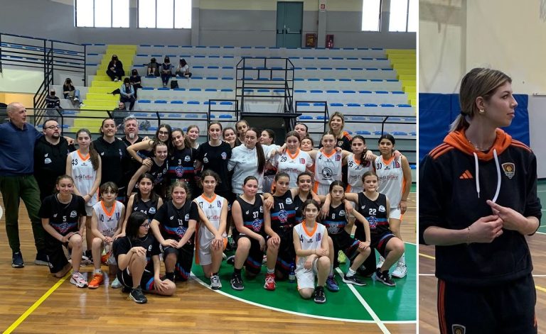 La cestista di A1 Caterina Gilli a Rieti per incontrare le ragazze U13 e U15 NPC