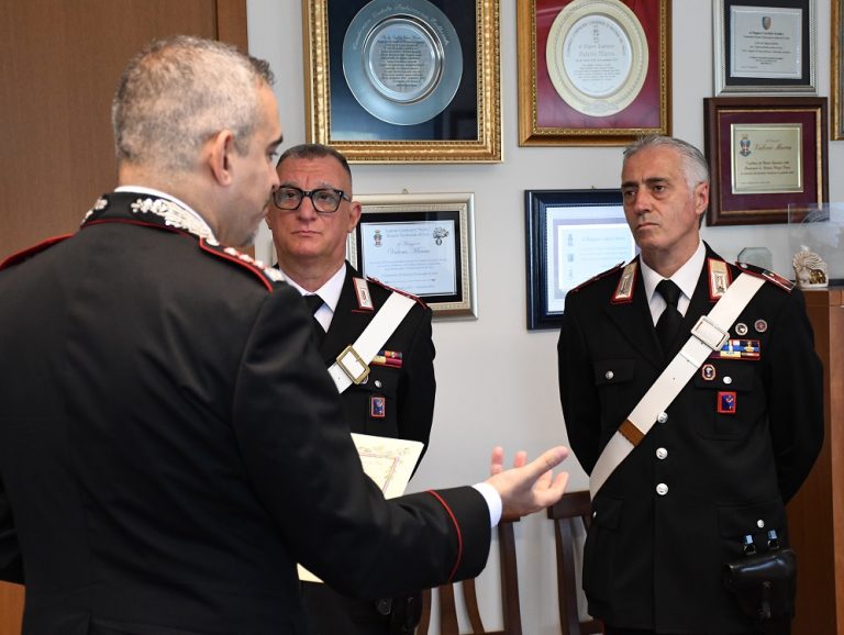 I carabinieri Umberto Busiello e Luca Leonardi vanno in pensione. Il saluto dell’Arma di Rieti