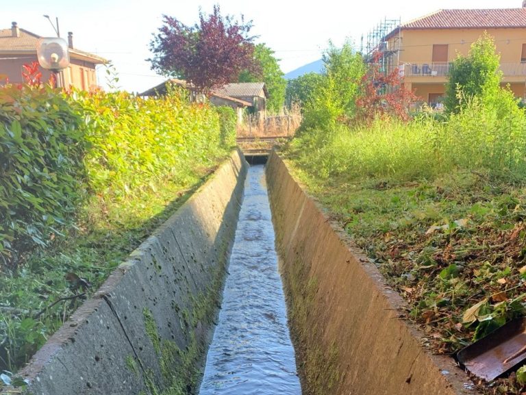 Prosegue anche a Rieti la manutenzione del reticolo idrografico del Consorzio di Bonifica – LE FOTO
