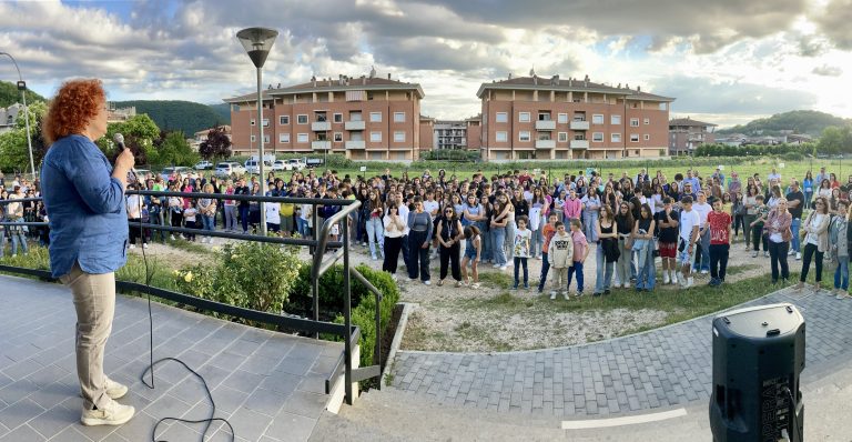 Consegna attestati agli studenti dell’Alda Merini con gli amici di Palermo