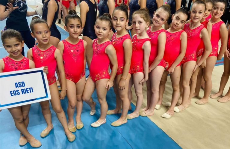 Podi della ASD Eos Ritmica Rieti al Campionato Nazionale ASI