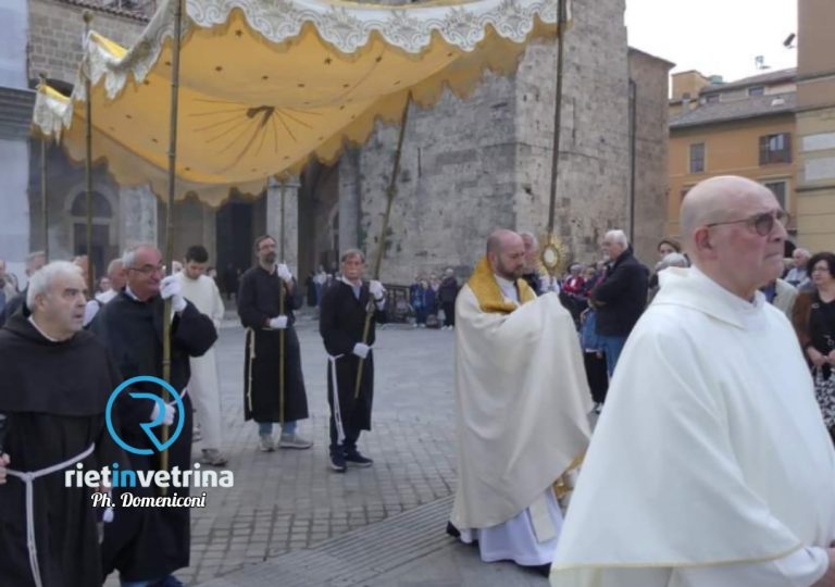 Rieti ha celebrato il Corpus Domini