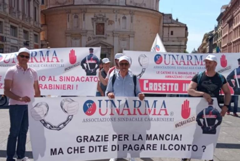 UNARMA, i Carabinieri in piazza. Il Ministero della Difesa apre le porte alla mobilitazione