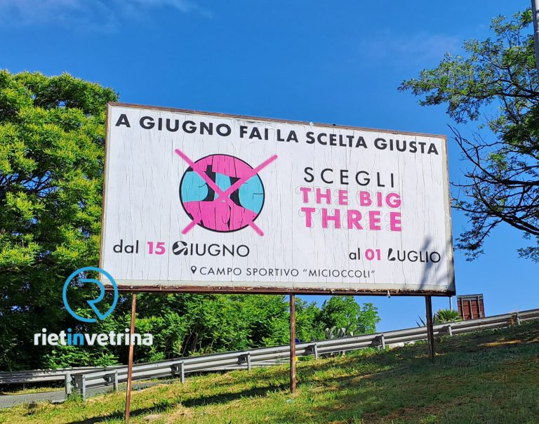 Stasera 15 giugno inizia “The Big Three”. Maxi schermo per vedere l’Italia