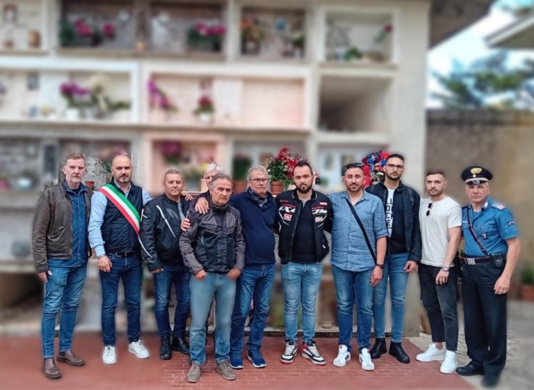 I colleghi di Beatrice Belcuore in moto fino a Castelnuovo di Farfa per ricordarla
