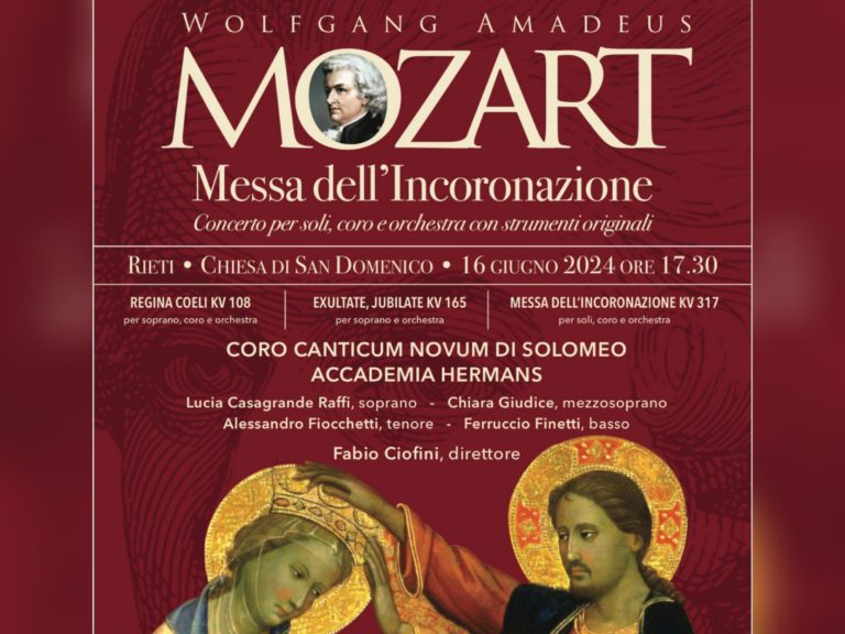 A San Domenico la Messa di Mozart con solisti e orchestra. Parte del ricavato sarà devoluto all’ALCLI