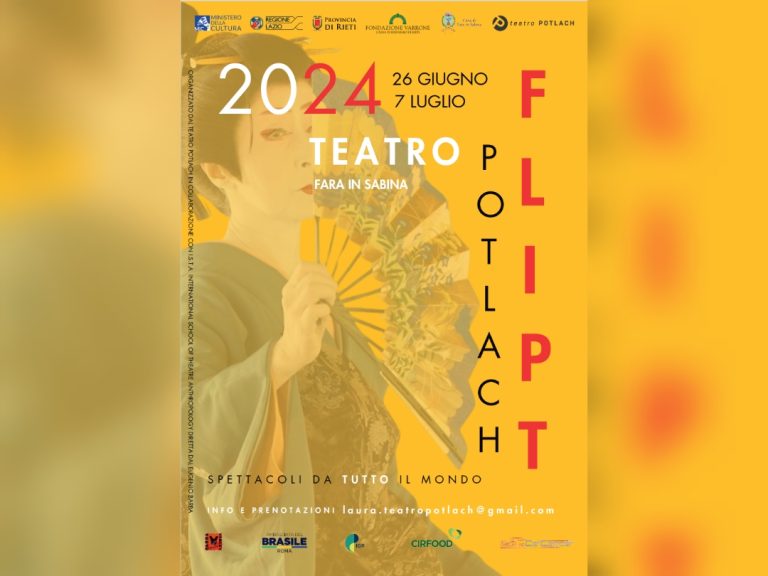 A Fara in Sabina torna il FLIPT. Spazio alle pratiche teatrali