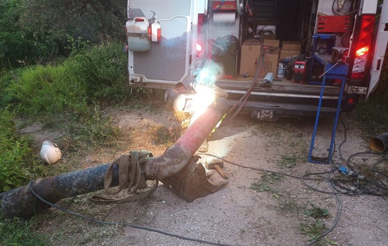 Nuovo problema alle tubature di Poggio Mirteto. APS sul posto. Installata autobotte di stazionamento