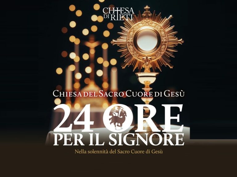 Dal 6 al 7 giugno 24 ore per il Signore