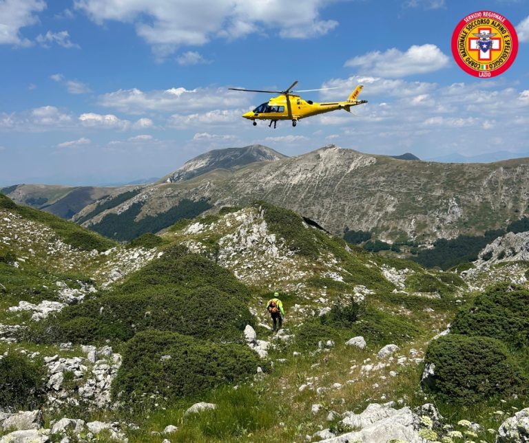 51enne accusa un malore sul Terminillo. Elisoccorsa dal CNSAS