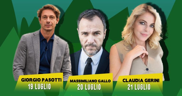 Giorgio Pasotti, Massimiliano Gallo e Claudia Gerini al Fara Film Festival 2024