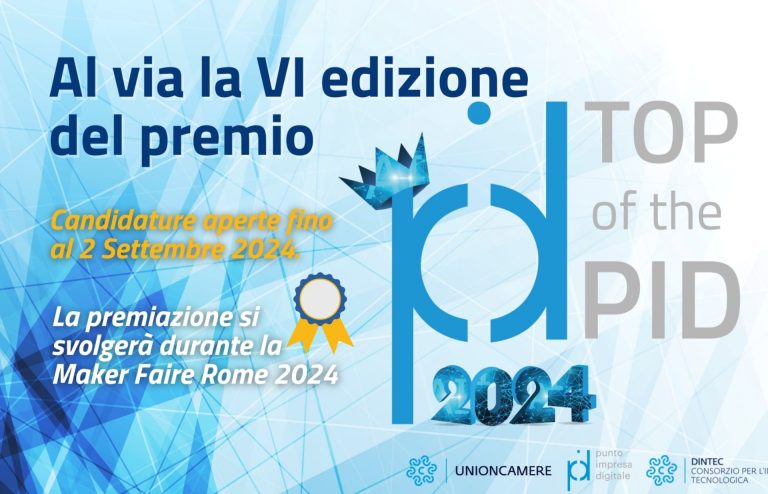 CCIAA Rieti Viterbo, Digitalizzazione: torna il Premio “Top of the Pid”