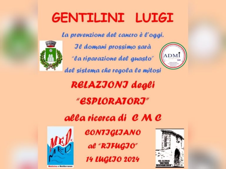 A San Filippo di Contigliano presentazione del libro “Relazioni degli esploratori. Alla ricerca di CMC”