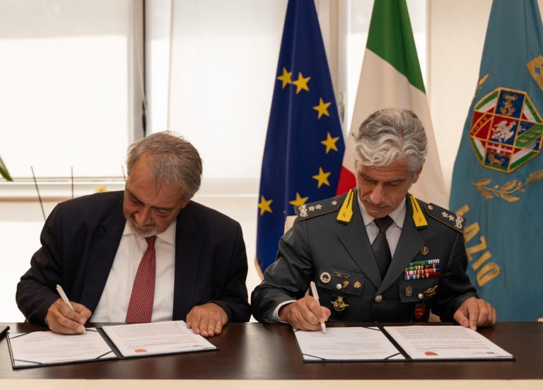 Firmato accordo tra Guardia di Finanza e Regione Lazio per i controlli sulla Spesa Sanitaria e legalità