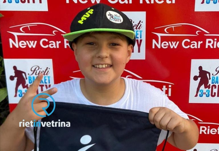 Gioele Giovannelli (11 anni) è l’MVP del Torneo Rieti City Basket