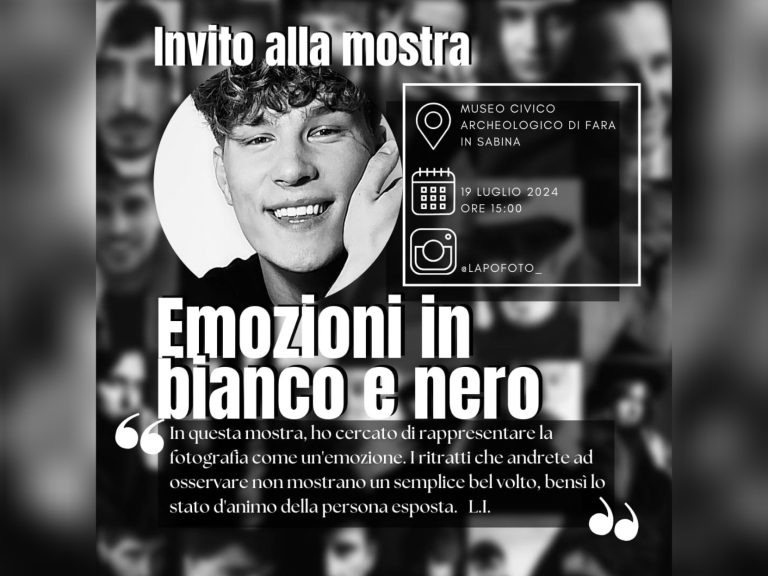 “Un mosaico di emozioni”, mostra al Museo Civico di Fara in Sabina