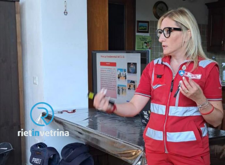 La CRI Bassa Sabina in supporto al IX War Reporting Training Camp
