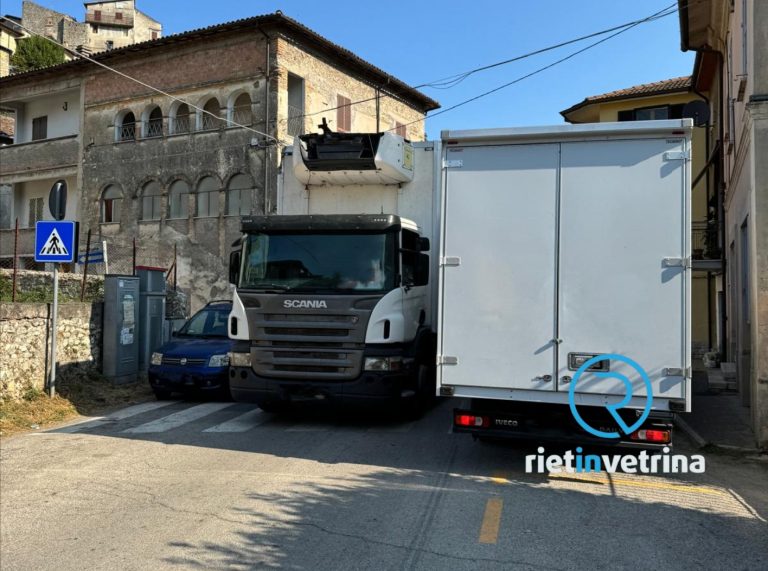 SEI TU IL REPORTER – “Mezzi pesanti attraversano ancora San Giovanni Reatino. Troviamo una soluzione”