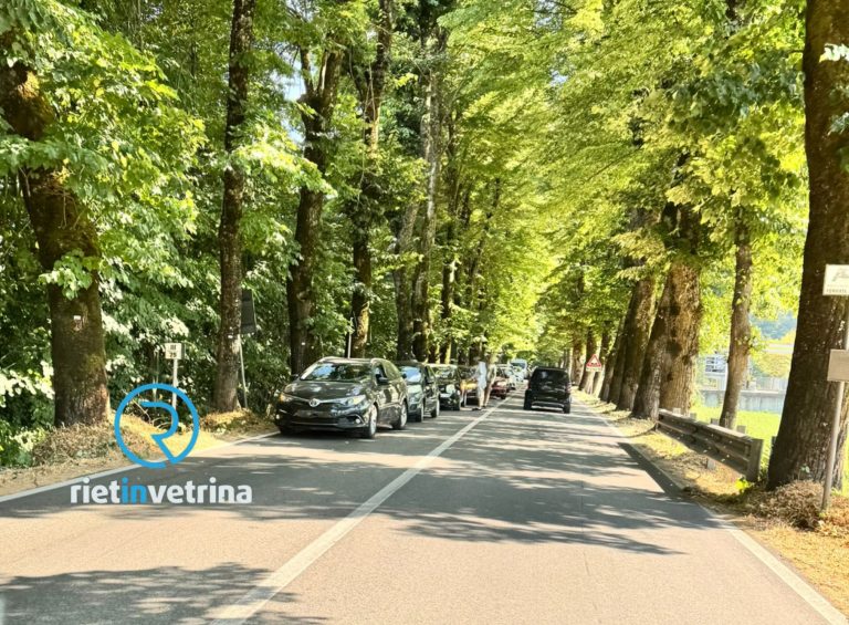 Salaria per Roma, tamponamento a catena