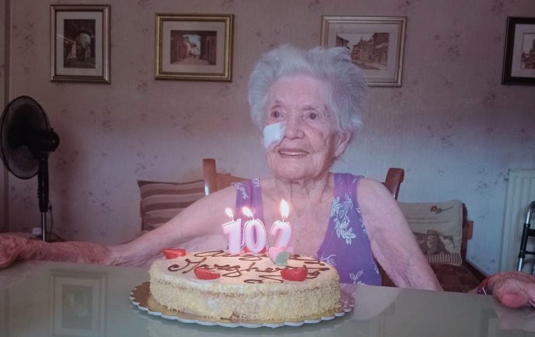 Tanti auguri a Margherita di Posta. Ha spento 102 candeline!