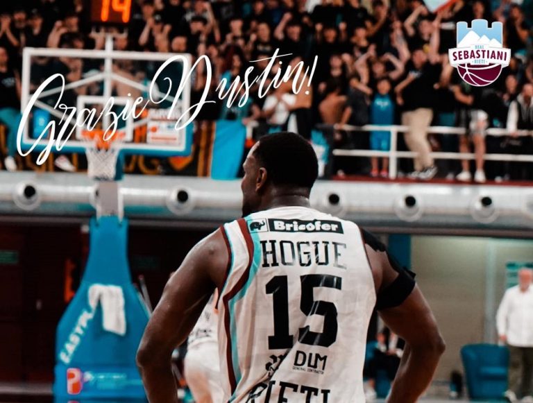 La Real Sebastiani saluta e ringrazia Dustin Hogue
