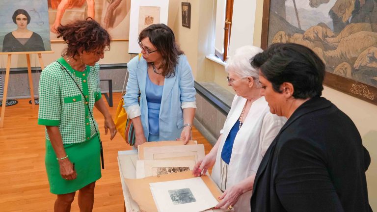 Il Museo Civico di Rieti acquista opere di Calcagnadoro e riceve una donazione di dipinti di un’allieva del maestro