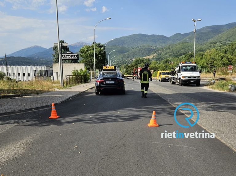 Nuovo incidente auto – moto. Stavolta al Nucleo Industriale
